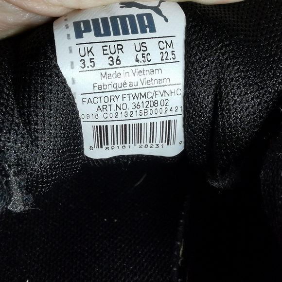 4.5 YOUTH PUMA Tune Cat Sneakers EUC B2 - Picture 6 of 9